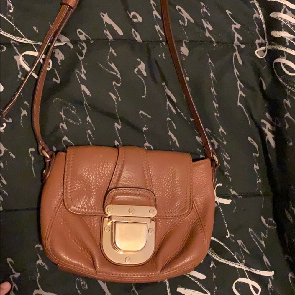 Michael Kors mini tan cross body